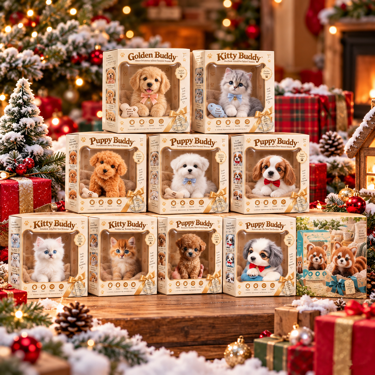 🐕🐾 Golden Buddy Realistic Robot Golden Retriever Puppy
