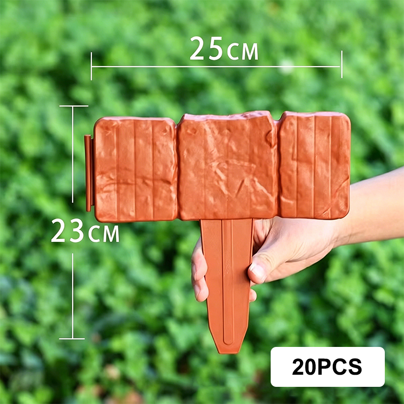 🌿🪨Create Stunning Garden Borders! Imitation Stone DIY Garden Edging Fence