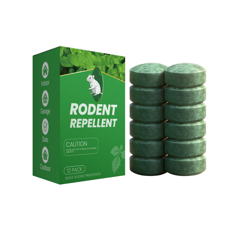 🏠 Rodent Repellent Balls | 12 Individually Wrapped Pieces 🎒 Convenient & Simple To Use, Ideal For Multiple Household Scenarios