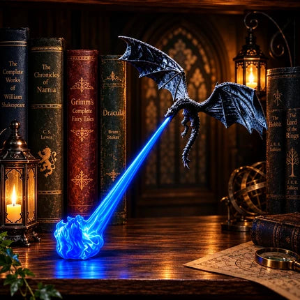 🖤 Soul Reaper LED Shelf Light – Gothic Book Nook Decor