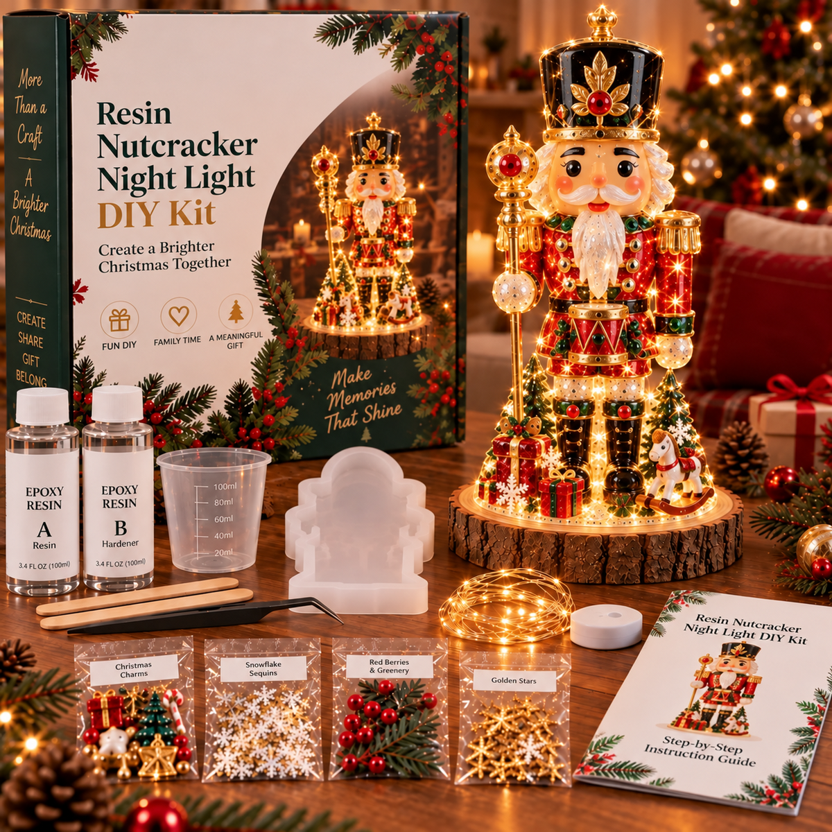 ๐ Christmas Craft Kit โ Make Your Own Glowing Tree