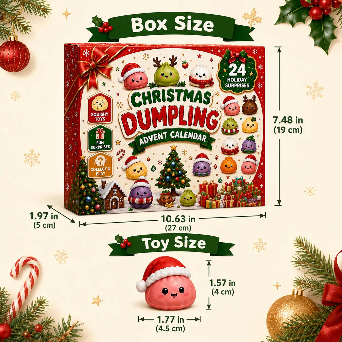 π
Christmas 2026 π 24-Day Mini Squishy Advent Calendar