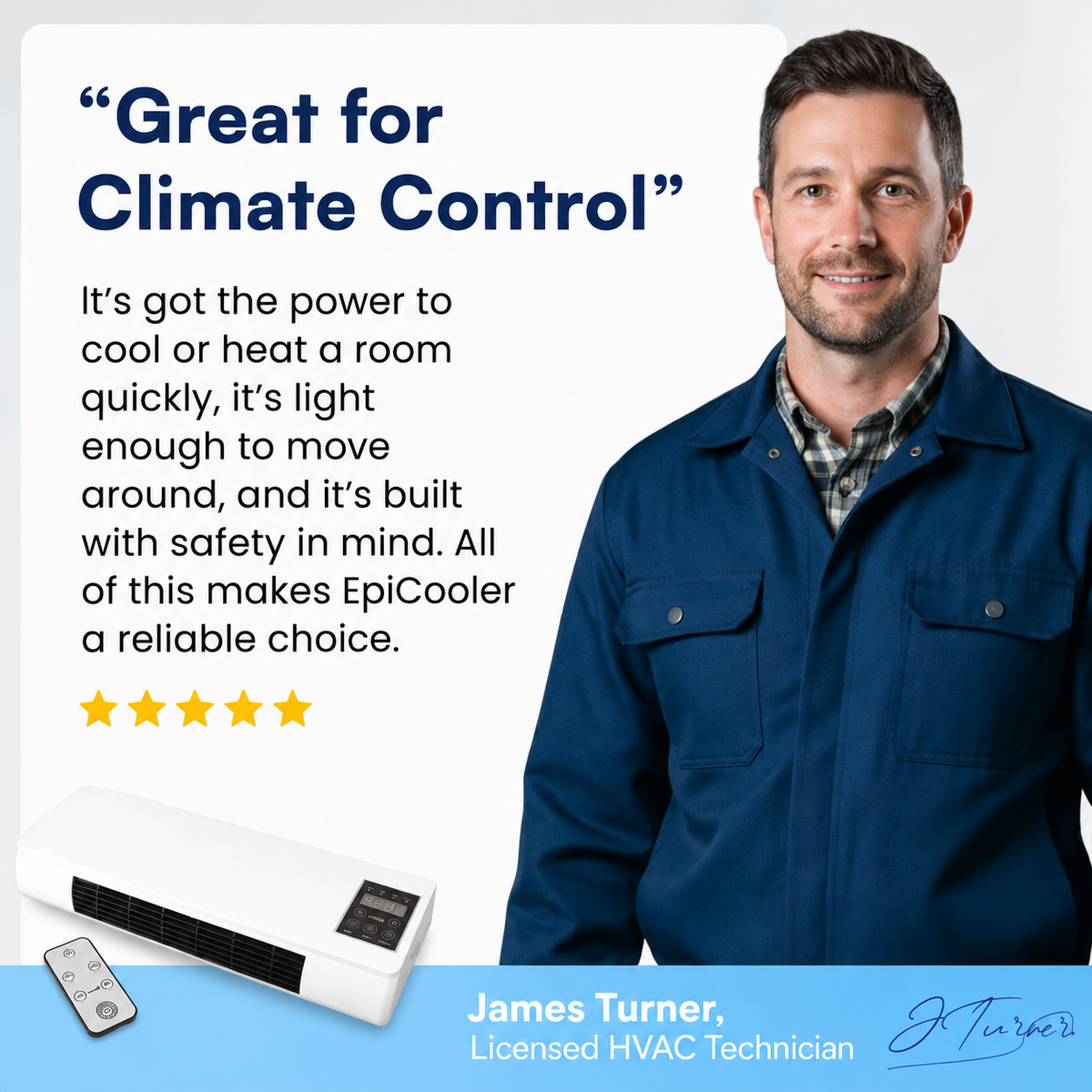❄️🔥 Fast Cooling & Heating 2-in-1 Wall-Mounted Air Cooler & Heater | Comfort for Every Season