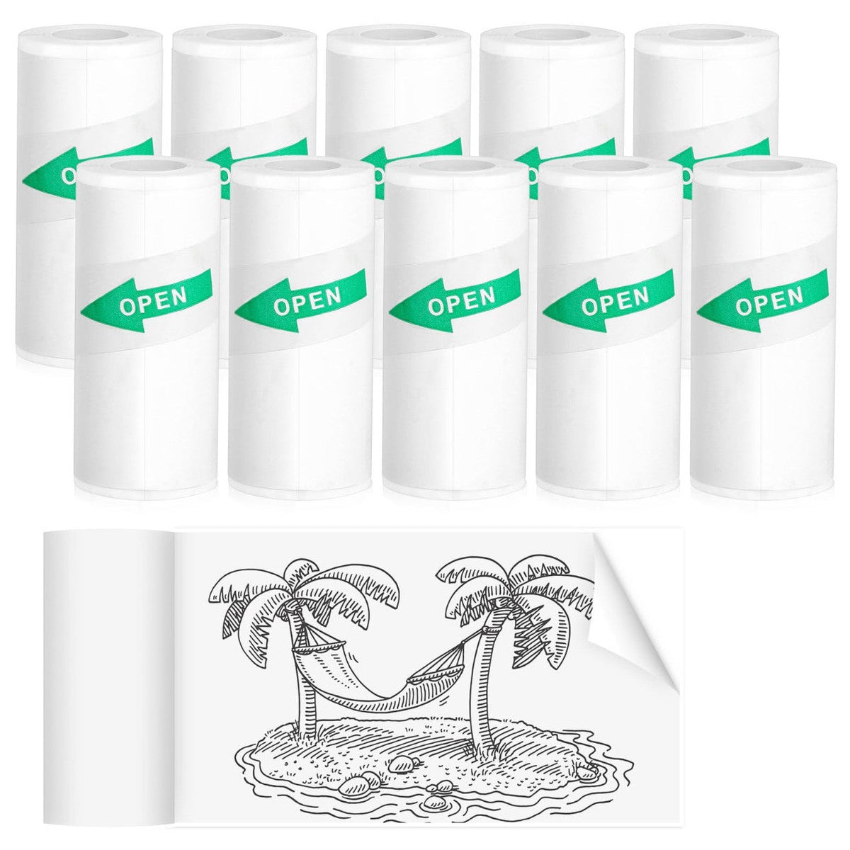 Ahlwocore voice-activated mini sticker printer - Mini Sticker Printer