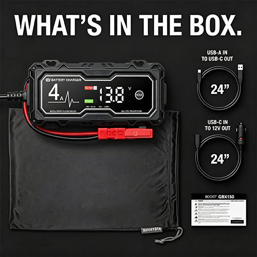 🔥 Black Friday Limited-Time Offer: Save 49% + Free Shipping! Boost X GBX155 4250A Car Jump Starter—your reliable partner when it counts, suitable for 10.0L gasoline and 8.0L diesel engines.