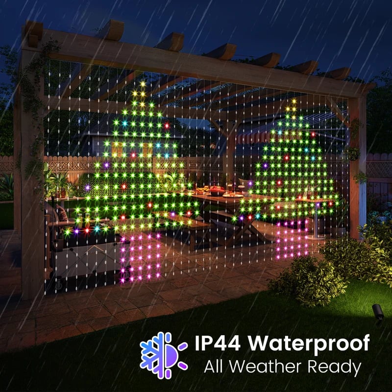 Ahlwocore animated LED mesh curtain product image 11