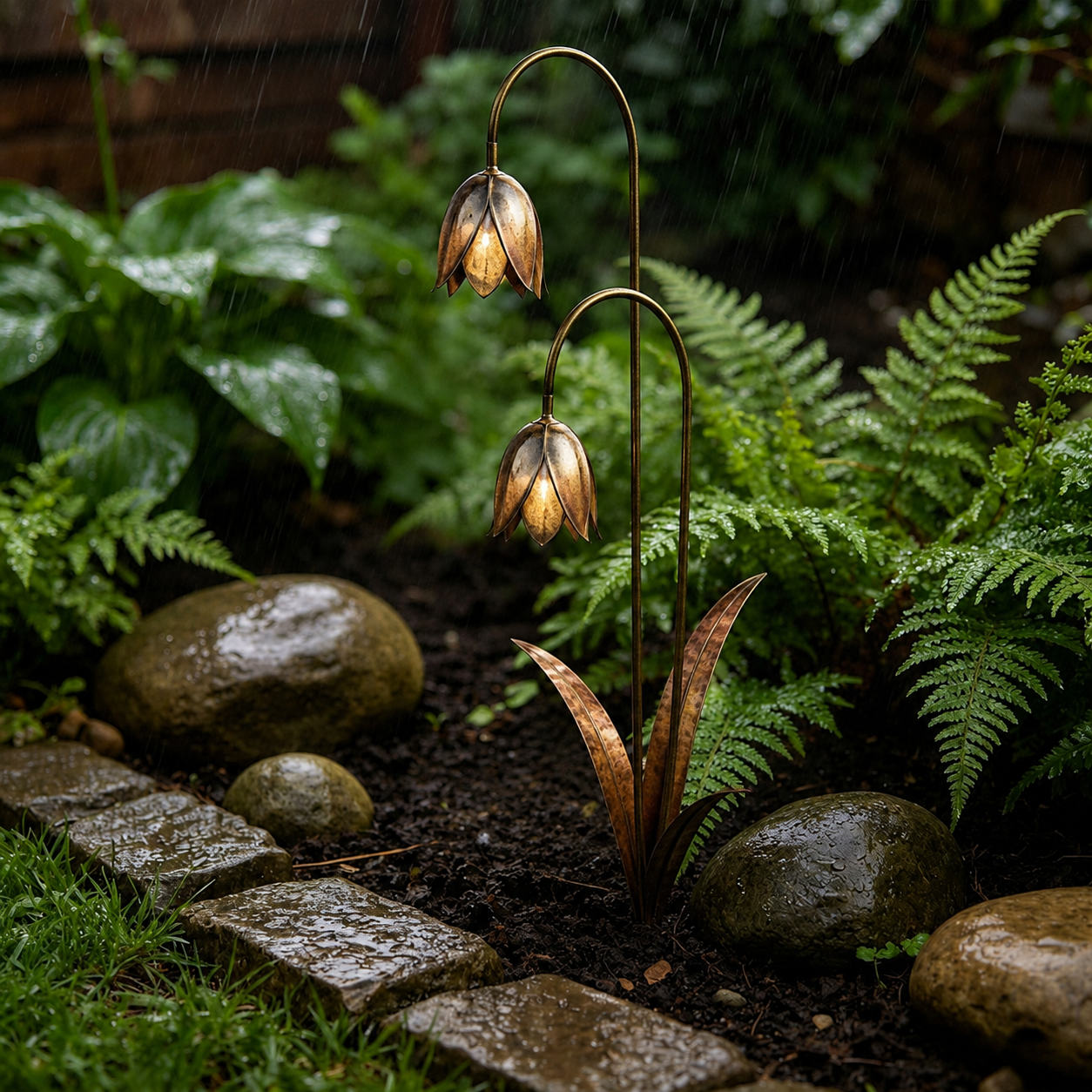 π Enchanting Lily-of-the-Valley Garden Stakes β Add Charm & Gentle Melody to Your Outdoor Space
