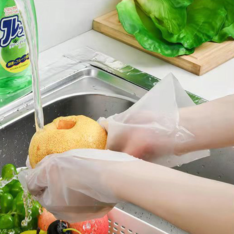 🍲Buy 1 Get 1 Free for the first 50 customers ✨Food-grade Transparent Thickened Disposable Gloves
