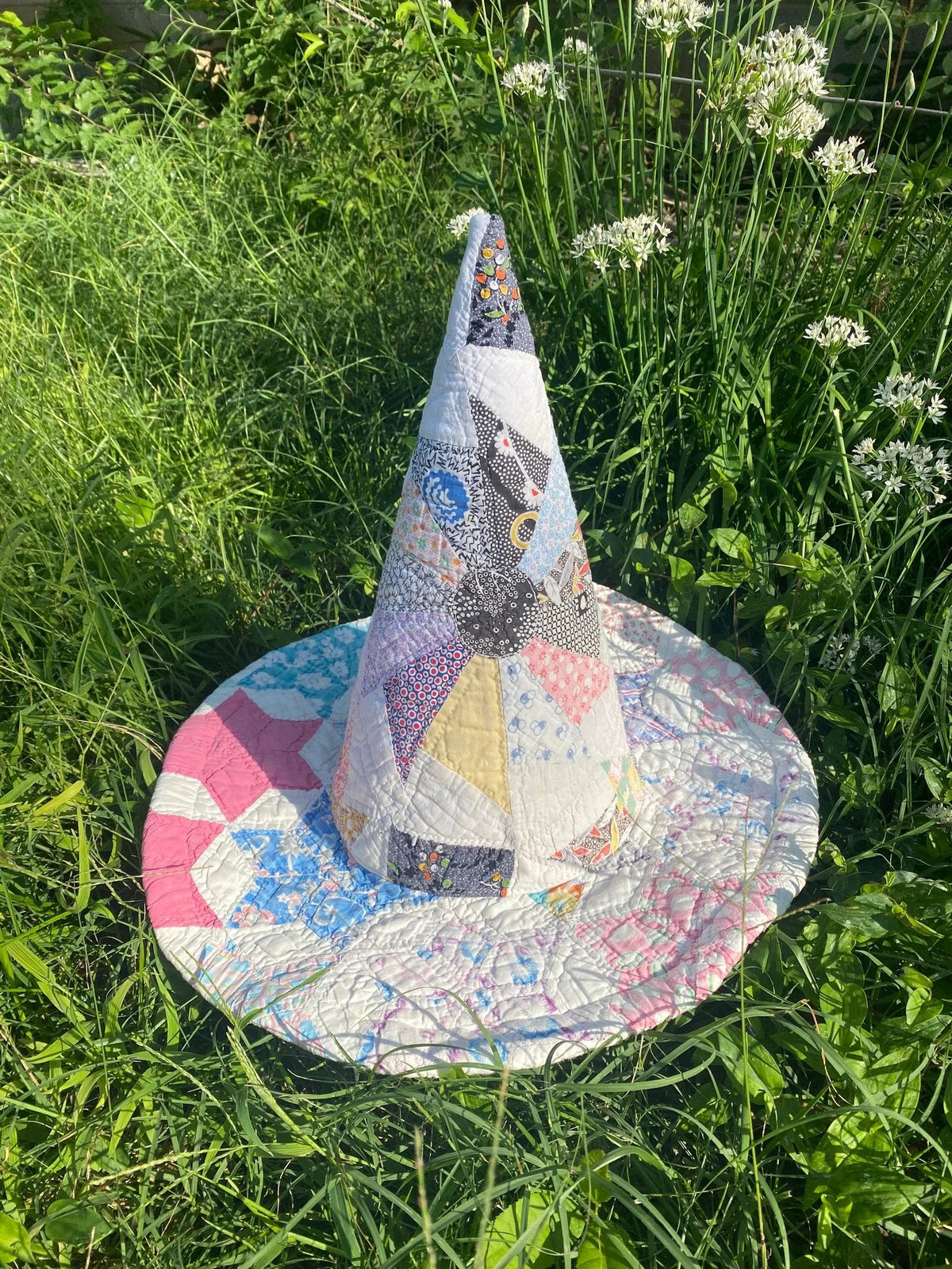 🔥Last Day 49% OFF - The Quilted Witch Hat | Handcrafted Folk Art Hat