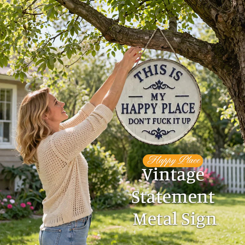 🎁For the Best Mom and Best Self! "This Is My Happy Place" Door Sign