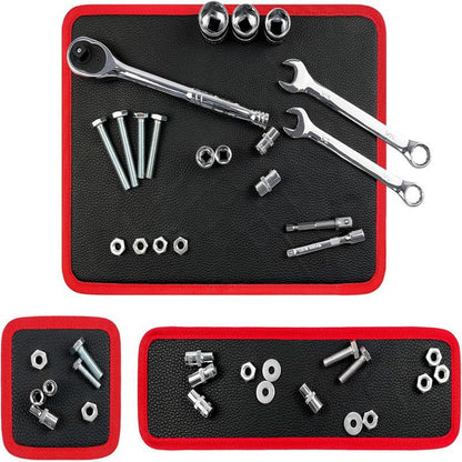 3-Piece Flexible Magnetic Tool Mat & Tray Holder 🛠️🧲