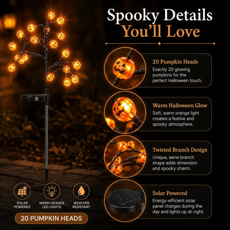 🎃 Hurry! 50% OFF Last Day – Solar Pumpkin Lights Light Up Your Halloween Yard 👻