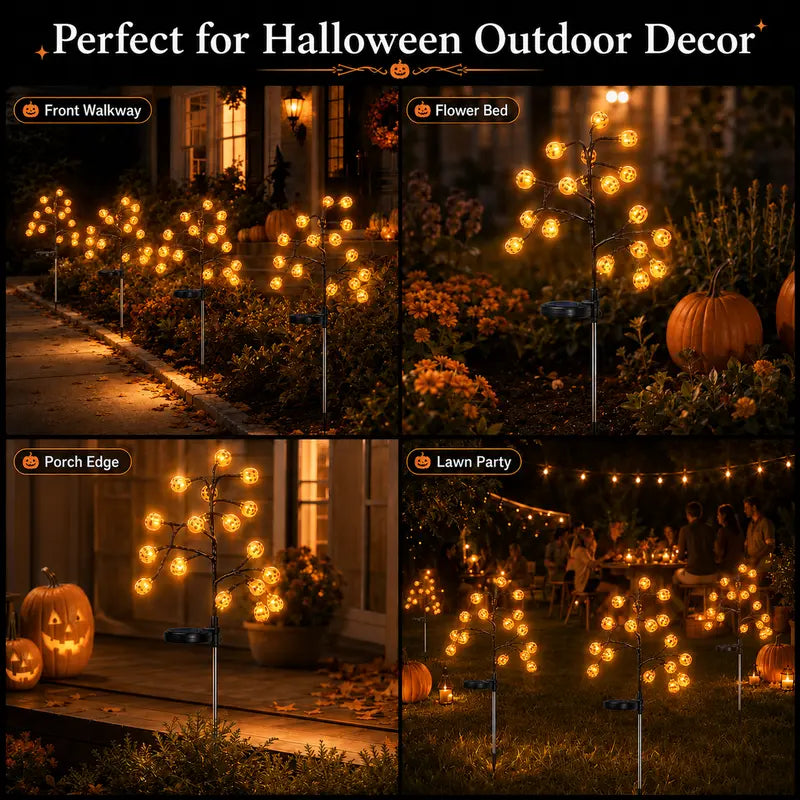 🎃 Hurry! 50% OFF Last Day – Solar Pumpkin Lights Light Up Your Halloween Yard 👻