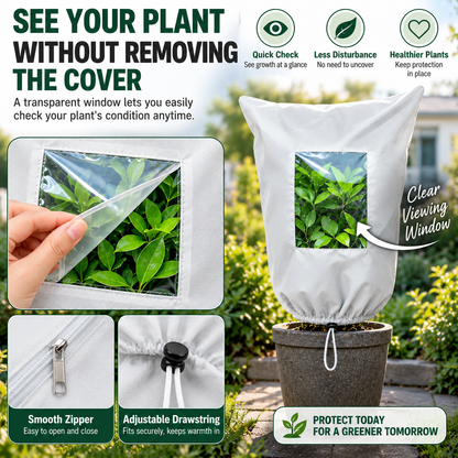 Plant Frost Protection Cover – Breathable Reusable Cover