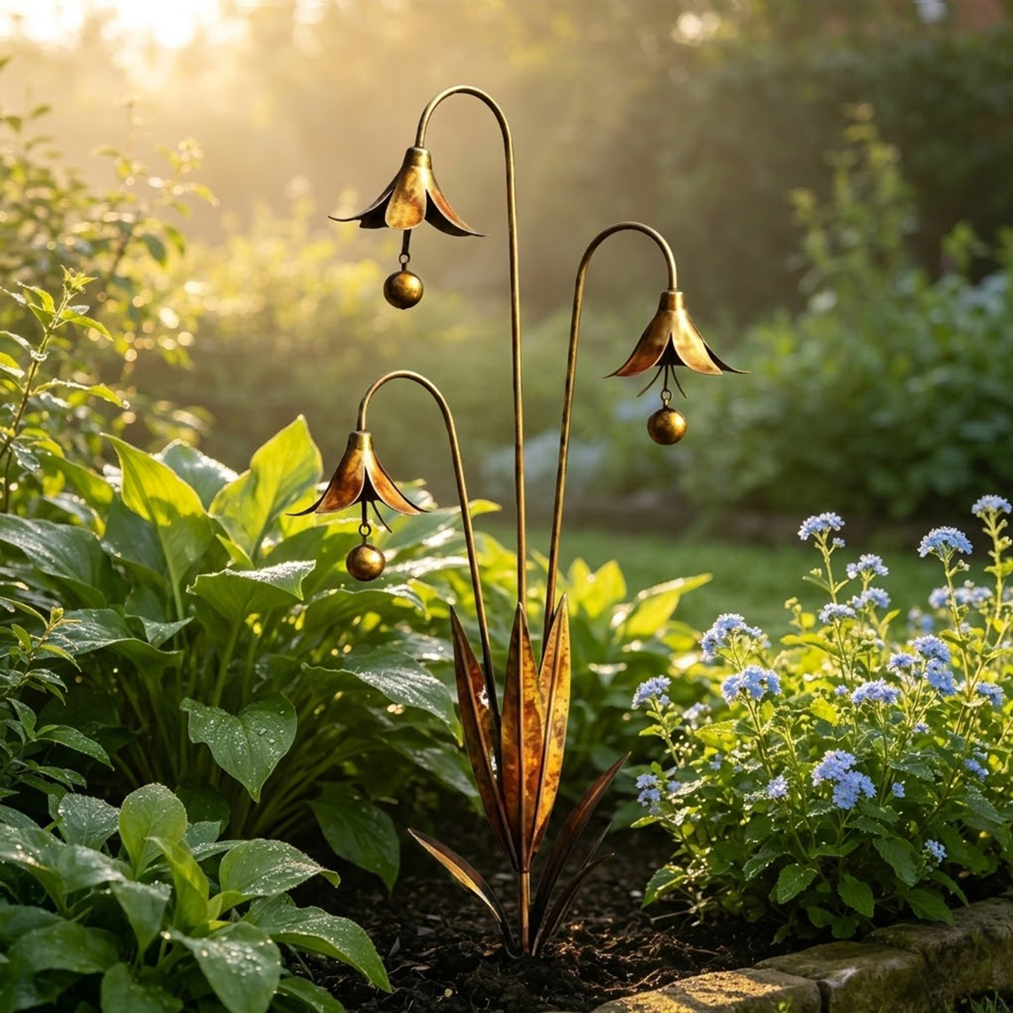 💙🔔 Bring Your Garden to Life with Enchanting Bellflowers & Soft Wind Chimes