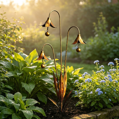 💙🔔 Bring Your Garden to Life with Enchanting Bellflowers & Soft Wind Chimes