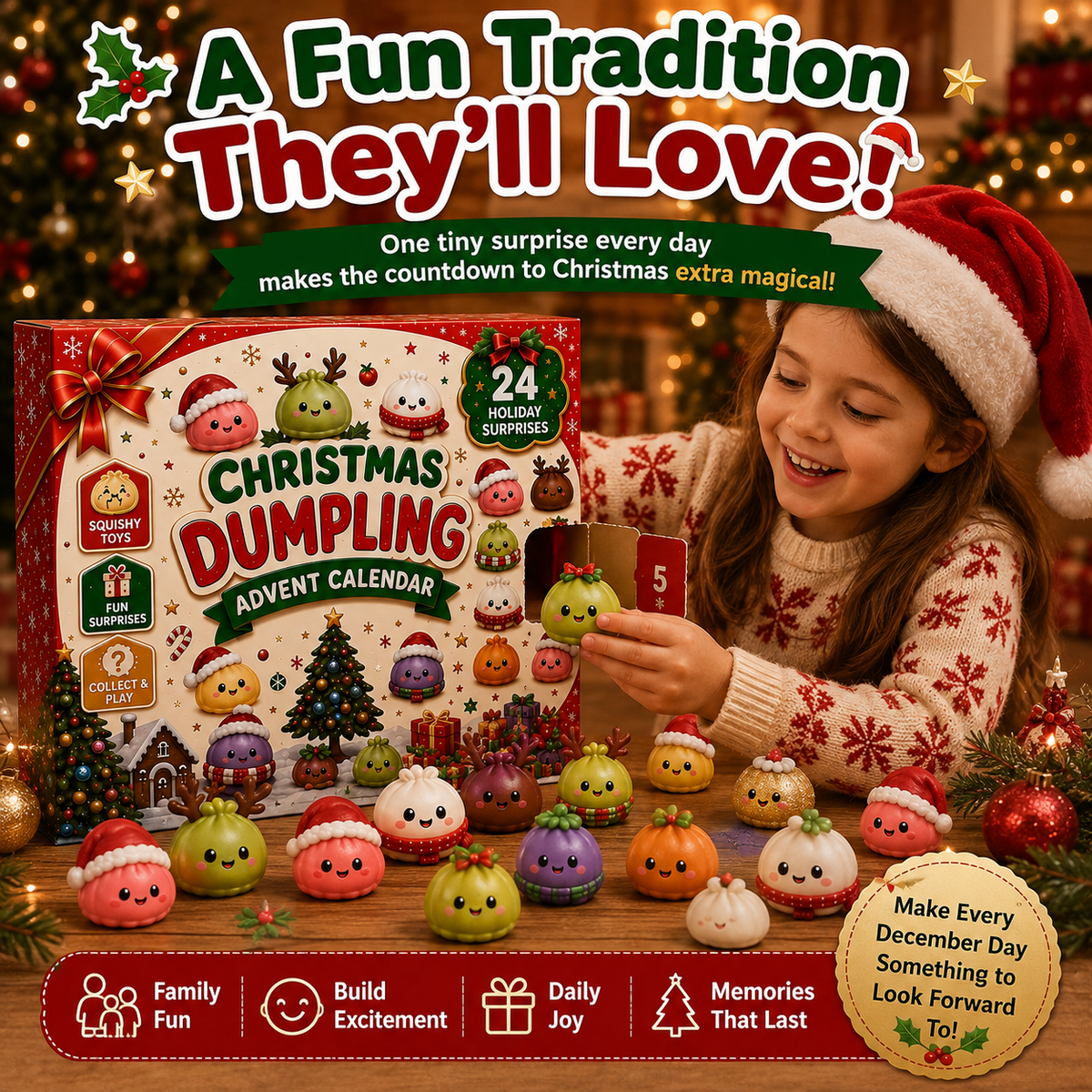 🎅 Christmas 2026 🎁 24-Day Mini Squishy Advent Calendar