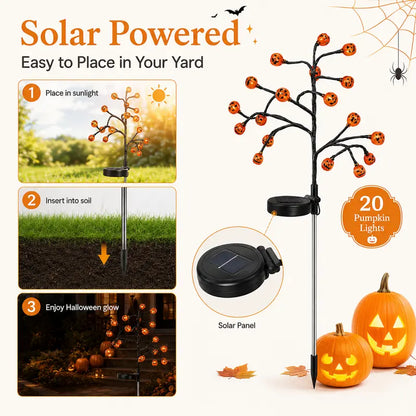 🎃 Hurry! 50% OFF Last Day – Solar Pumpkin Lights Light Up Your Halloween Yard 👻