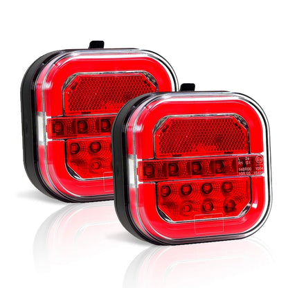 🚛 Wireless LED Trailer Lights – 2.4GHz Signal, IP67 Waterproof Brake & Turn Lights