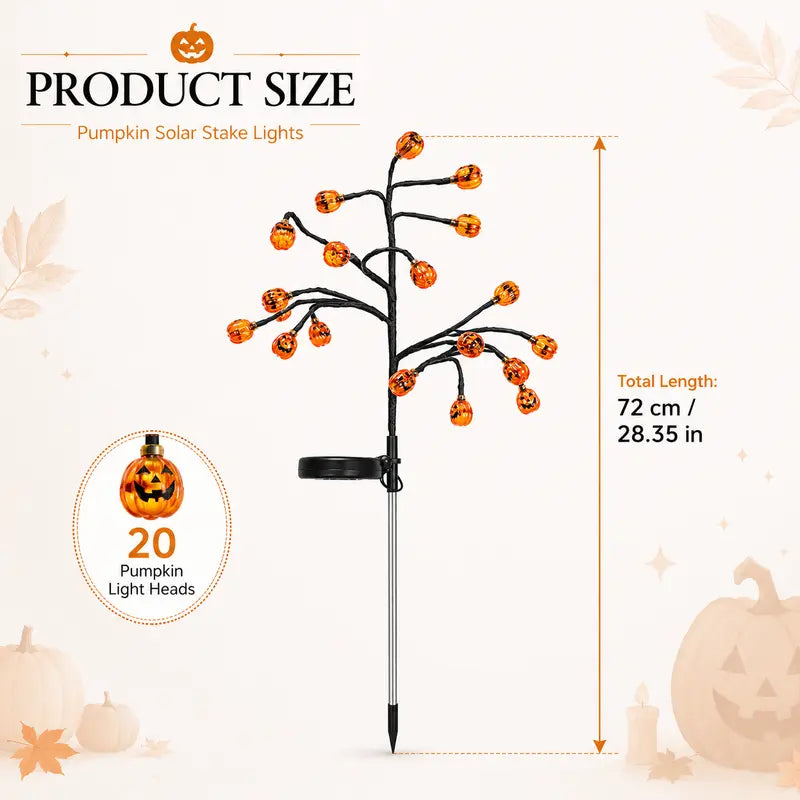 🎃 Hurry! 50% OFF Last Day – Solar Pumpkin Lights Light Up Your Halloween Yard 👻