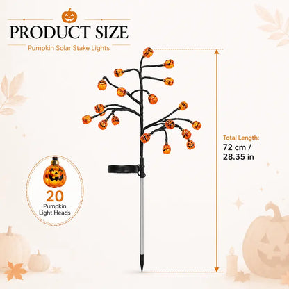 🎃 Hurry! 50% OFF Last Day – Solar Pumpkin Lights Light Up Your Halloween Yard 👻