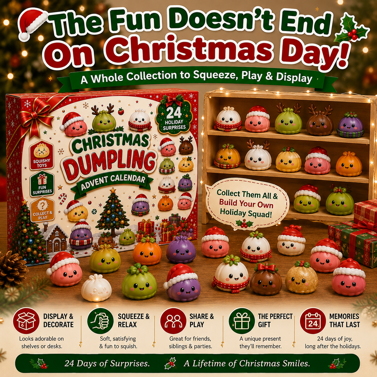 🎅 Christmas 2026 🎁 24-Day Mini Squishy Advent Calendar