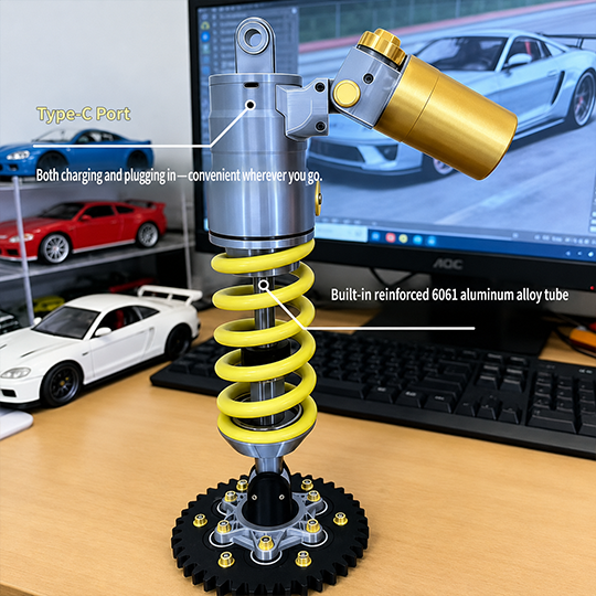 🚗 Shock Absorber LED Lamp – The Ultimate Gift for Car Lovers