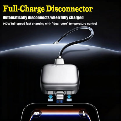 🏆 50K+ SOLD!🔥2026 Fast 140W Charger with AI Smart Auto Power-off