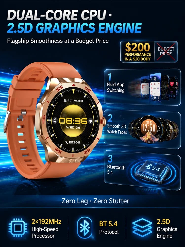 ⌚Stylish multi-functional sports monitoring watch
