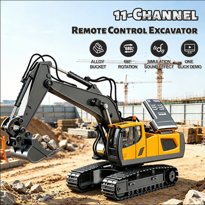 🔥 50% OFF 🎁4-Vehicle RC Construction Set🚜 Built For Little Builders(Free Shipping✈️)