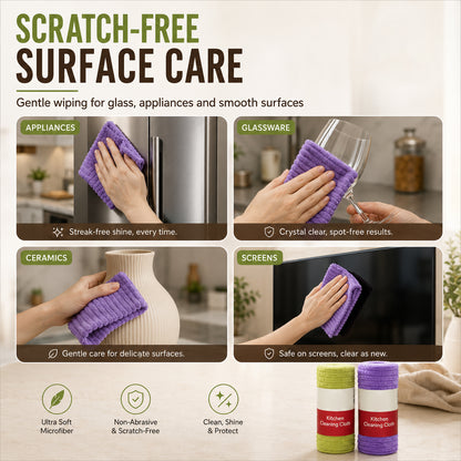 🧼 Reusable Cleaning Cloth Roll ✨ Tear Off, Wash & Reuse