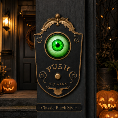 👁️ Animated Eyeball Doorbell with Light & Sound