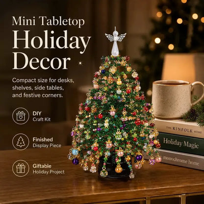 Create Your Own Sparkling Beaded Christmas Tree