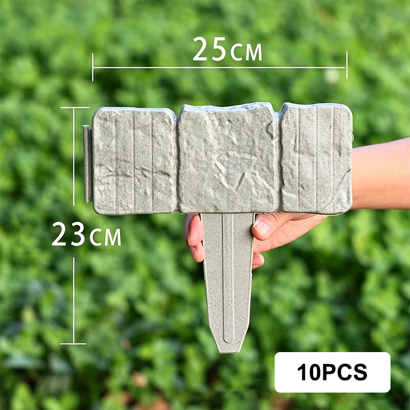 🌿🪨Create Stunning Garden Borders! Imitation Stone DIY Garden Edging Fence