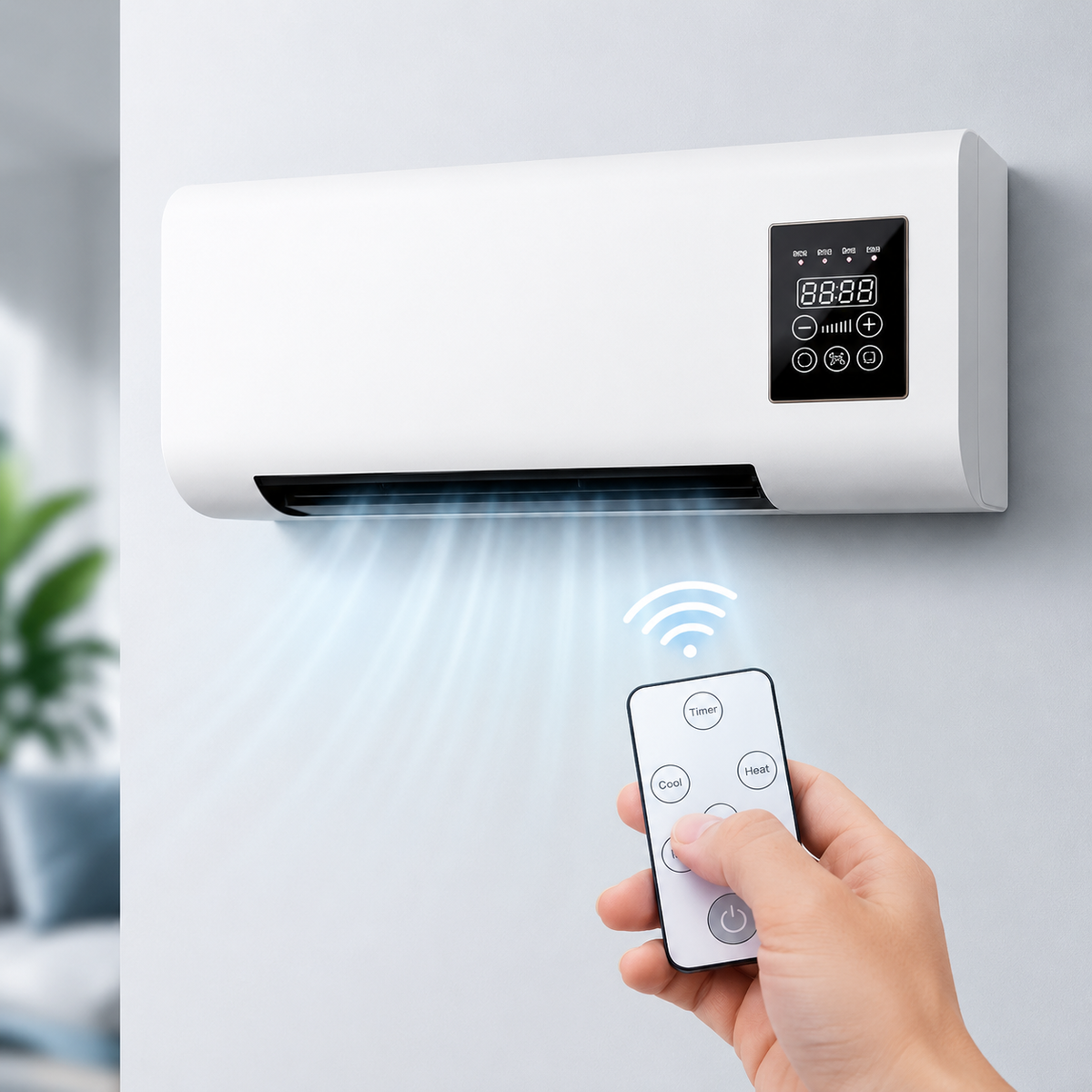 ❄️🔥 Fast Cooling & Heating 2-in-1 Wall-Mounted Air Cooler & Heater | Comfort for Every Season