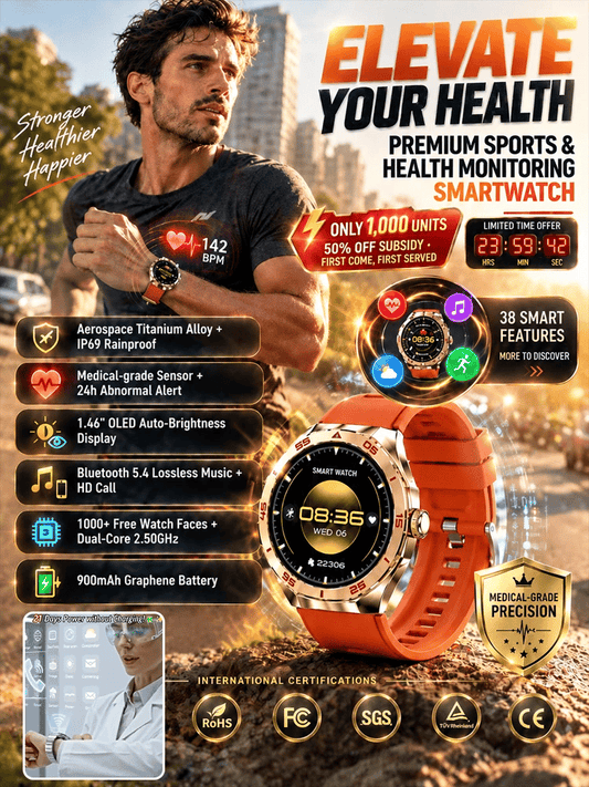 ⌚Stylish multi-functional sports monitoring watch