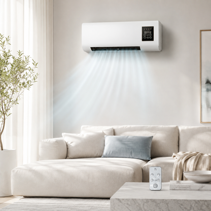 ❄️🔥 Fast Cooling & Heating 2-in-1 Wall-Mounted Air Cooler & Heater | Comfort for Every Season