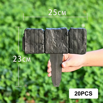 🌿🪨Create Stunning Garden Borders! Imitation Stone DIY Garden Edging Fence