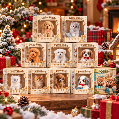 🐕🐾 Golden Buddy Realistic Robot Golden Retriever Puppy