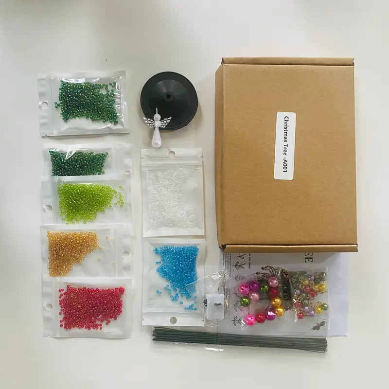 Create Your Own Sparkling Beaded Christmas Tree
