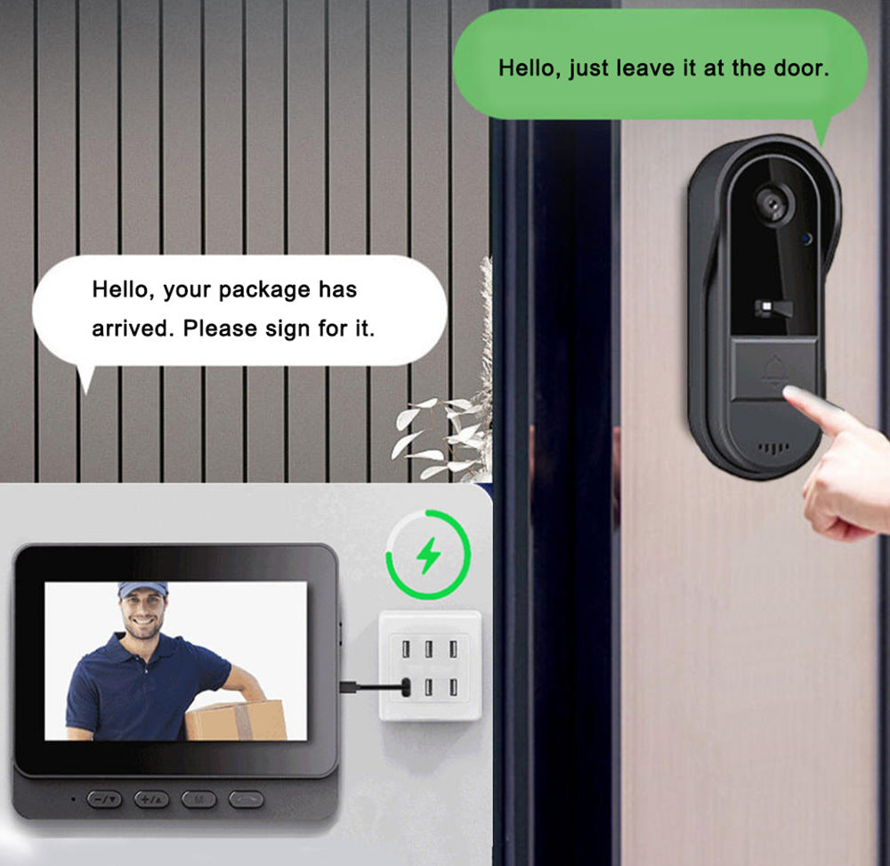 🚪X8 WiFi-Free Video Doorbell Kit— No App or Home Wi-Fi