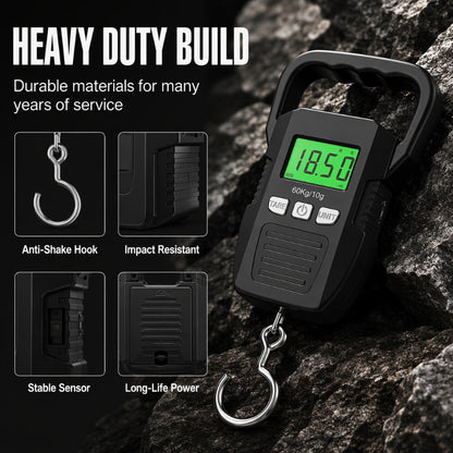 ⚖️Digital Luggage Scale – 🧳50kg/110lb Portable Hanging Travel Scale