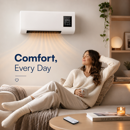 ❄️🔥 Fast Cooling & Heating 2-in-1 Wall-Mounted Air Cooler & Heater | Comfort for Every Season