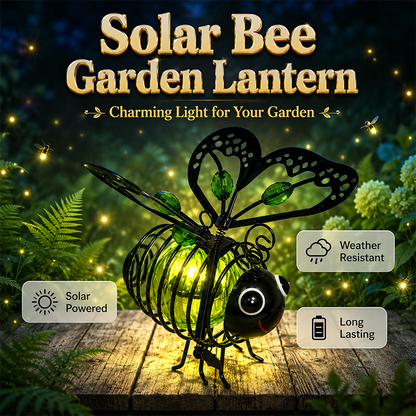 🌙🍃🪴 LIMITED-TIME 50% OFF! Hanging Solar Bee Light – Warm Amber Glow, Flicker-Free, Perfect for Garden Parties, Camping, or Kids’ Rooms – Spread Joy Day and Night 🌞🌜