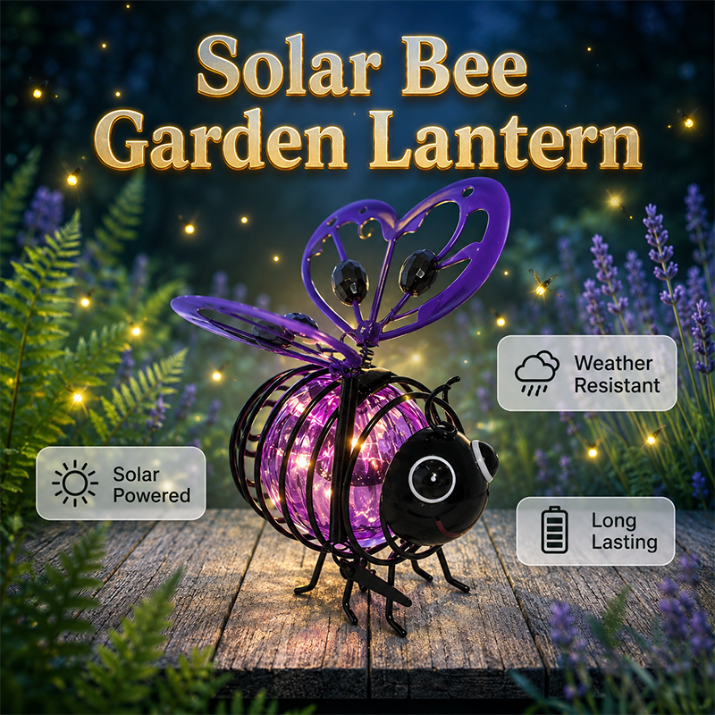 🌙🍃🪴 LIMITED-TIME 50% OFF! Hanging Solar Bee Light – Warm Amber Glow, Flicker-Free, Perfect for Garden Parties, Camping, or Kids’ Rooms – Spread Joy Day and Night 🌞🌜