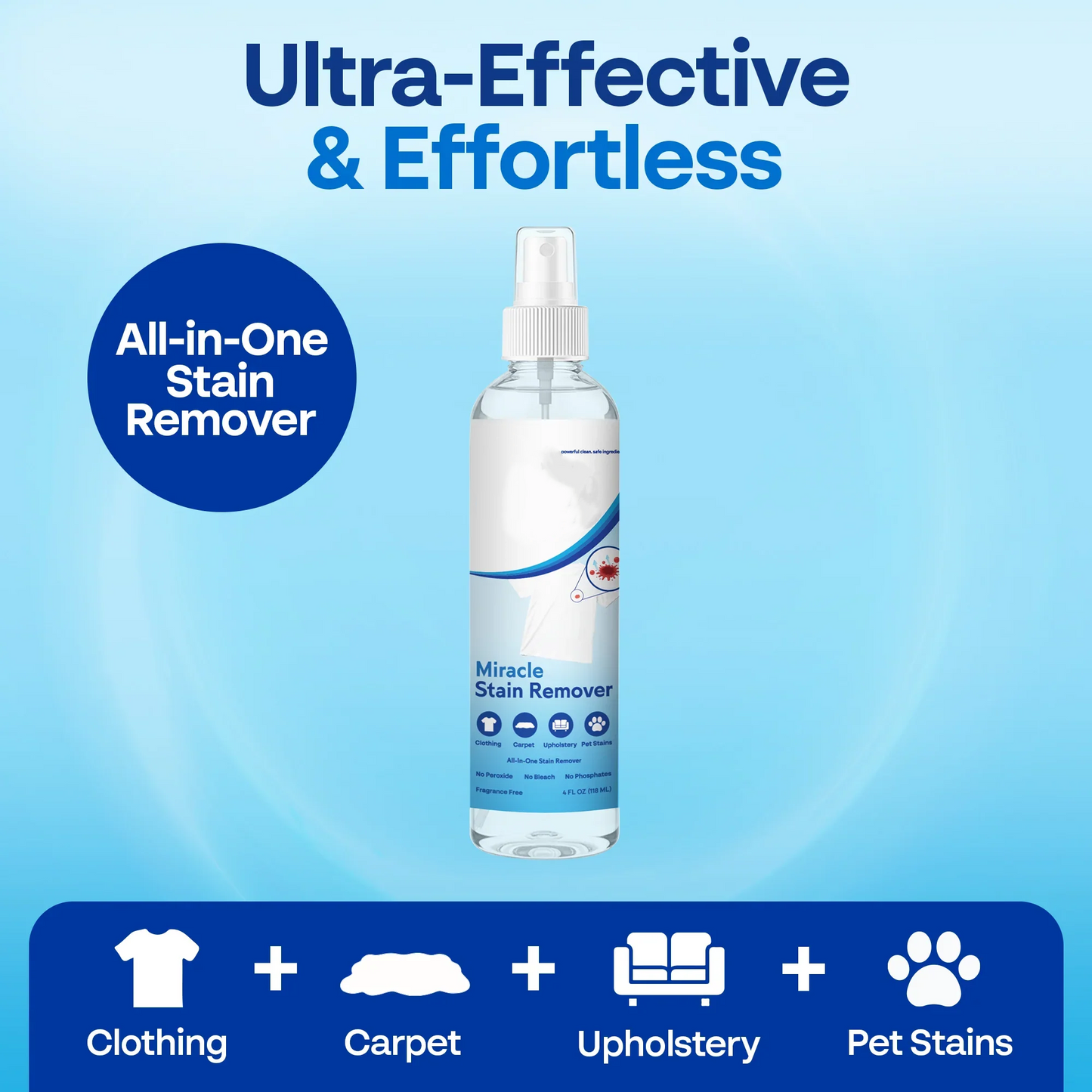 🔥70% OFF LIMITED TIME | Miracle All-In-One Stain Remover Spray