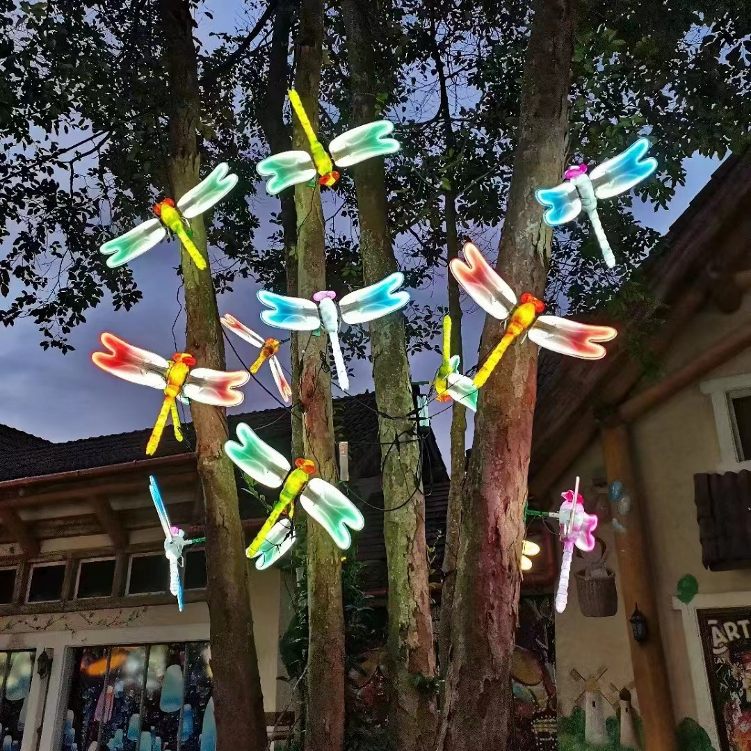 🦋 LED Animatronic Butterfly | Fluttering Wing Luminous Garden Decor