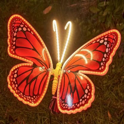 🦋 LED Animatronic Butterfly | Fluttering Wing Luminous Garden Decor