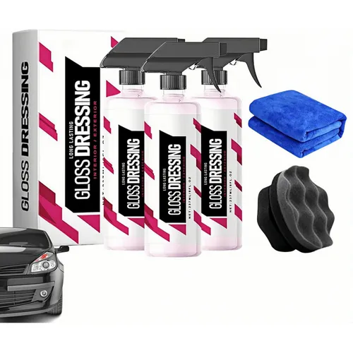 ✨Legendary Gloss Dressing🚗 Multi-Surface Auto Shine for Dashboards, Door Panels, Tires & Trim