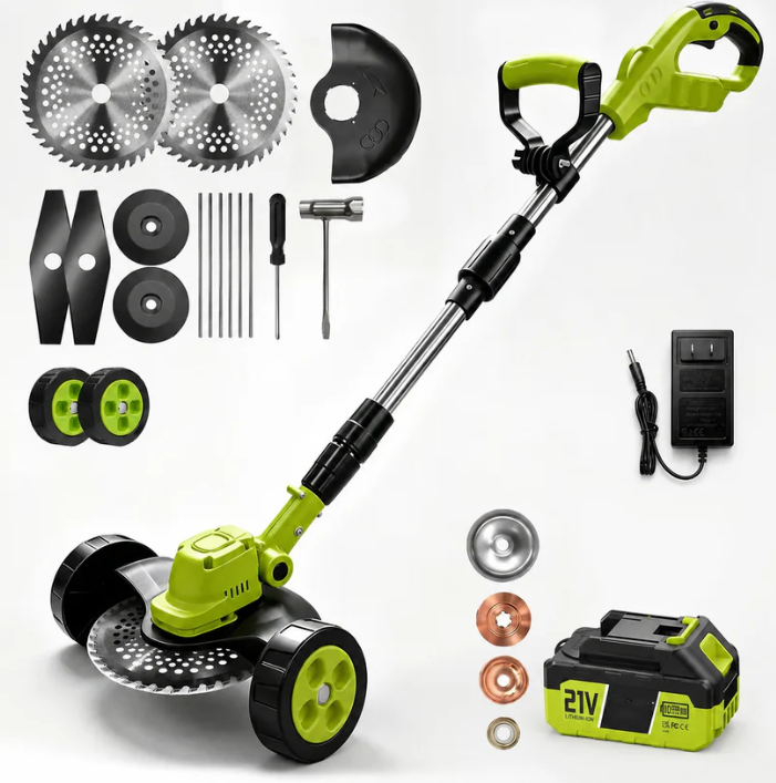 🔥FLASH SALE SAVE 55% OFF🌿21V 3-in-1 Cordless Trimmer Edger Mini Mower (2 Batteries Included)